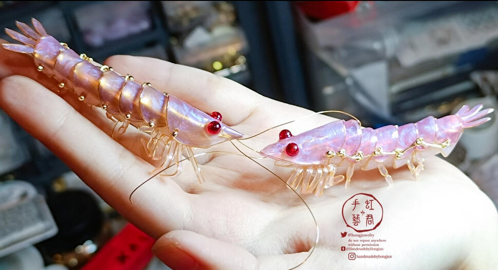 shrimp figurines